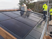 Montering av solcellepanel